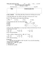 de KT DAI 8 CHUONG IV- TRUONG TRAN MAININH
