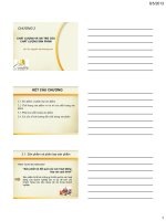 CHẤT LƯỢNG VÀ VAI TRÒ CỦA CHẤT LƯỢNG SẢN PHẨM