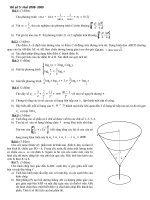 HSG 12 Huế 2008- 2009 có đáp án