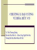CHƯƠNG I: ĐẠI CƯƠNG VỀ HÓA HỮU CƠ (P3) doc
