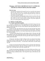 Kinh tế tài chính - Chương 6 - Kế toán chi phí sản xuất và tính giá thành sản phẩm docx