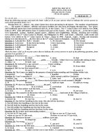 Thi thử HK II Anh_11 số 2