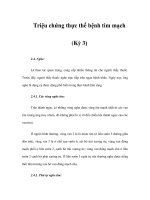 Triệu chứng thực thể bệnh tim mạch (Kỳ 3) ppsx