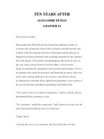 LUYỆN ĐỌC TIẾNG ANH QUA CÁC TÁC PHẨM VĂN HỌC –TEN YEARS AFTER ALEXANDRE DUMAS CHAPTER 15 potx