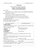 GIAO AN BUOI 1 -T28-LOP 3 -NHUONG-