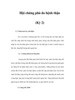 Hội chứng phù do bệnh thận (Kỳ 2) ppsx