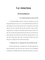 Lọc màng bụng (Peritonealdialysis) pptx