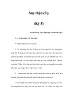 Suy thận cấp (Kỳ 5) docx