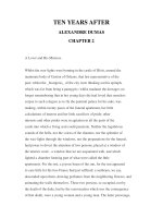 LUYỆN ĐỌC TIẾNG ANH QUA CÁC TÁC PHẨM VĂN HỌC –TEN YEARS AFTER ALEXANDRE DUMAS CHAPTER 2 ppsx