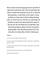 Báo cáo danh sách trích ngang người nước ngoài đối với người nước ngoài là học sinh, sinh viên; phu quân, phu nhân của người nước ngoài làm việc tại các cơ quan đại diện ngoại giao, cơ quan lãnh sự nước ngoài,... pot