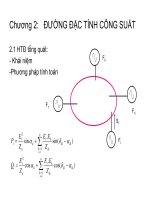 Chương 2: ĐƯỜNG ĐẶC TÍNH CÔNG SUẤT docx
