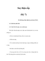 Suy thận cấp (Kỳ 7) docx