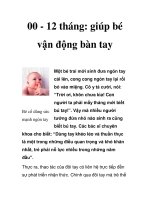00 - 12 tháng: giúp bé vận động bàn tay ppsx