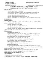 Ho so Dai hoi chi bo 2010-2012