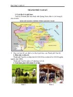 Địa lí: Thành phố Tam kỳ