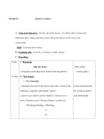 Giáo án Anh văn lớp 9 - Unit 3 - Period 17 - Lesson 3 : Listen potx
