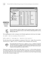 Microsoft WSH and VBScript Programming for the Absolute Beginner Part 8 pptx