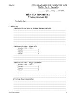 Mẫu 2d:Thanh tra công tác đoàn đội