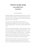 LUYỆN ĐỌC TIẾNG ANH QUA CÁC TÁC PHẨM VĂN HỌC –TWENTY YEARS AFTER ALEXANDRE DUMAS CHAPTER 70 pdf