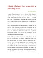 phân biệt chế độ pháp lý của cơ quan lãnh sự quán với đại sứ quán