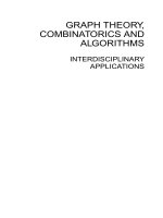 graph theory combinatorics and algorithms interdisciplinary applications