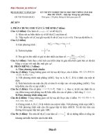 Đề ôn tốt nghiệp Toán_2010 số 9