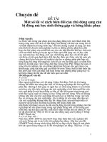 Một số lỗi về cách biến đổi câu chủ động sang câu bị động mà học sinh thường gặp và hướng khắc phục doc