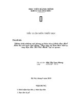 Tiểu luận triết học 