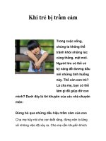 Khi trẻ bị trầm cảm pps