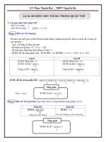 phương pháp tính kiểu gen tối đa của quần thể