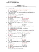 Đề thi 4 Lý thuyết