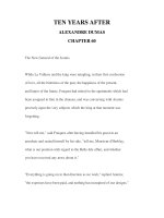 LUYỆN ĐỌC TIẾNG ANH QUA CÁC TÁC PHẨM VĂN HỌC –TEN YEARS AFTER ALEXANDRE DUMAS CHAPTER 60 ppsx