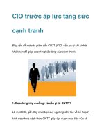 CIO trước áp lực tăng sức cạnh tranh potx