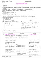 Tiết 62. ĐA THỨC MỘT BIẾN