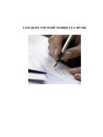LÀM QUEN VỚI NGHỀ NGHIỆP CỦA BỐ MẸ pdf