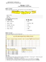 Đề 1 Thực hành