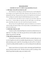 bài giảng  chi phí sản xuất và phân loại chi phí sản xuất