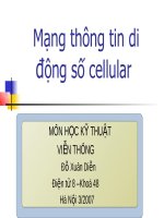 Mạng thông tin di động số cellular pdf