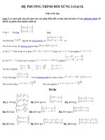 Hệ phương trình đối xứng loại II