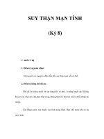 SUY THẬN MẠN TÍNH (Kỳ 8) pptx