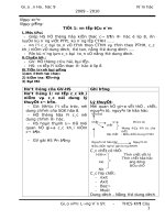 hoa hoc 9 nam hoc 2009 - 2010 chuan tu tiet 1 den tiet 70