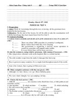 Giáo án Anh 9 ( Tiết 59 + 60)