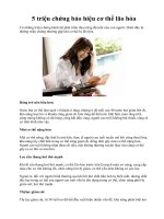 5 triệu chứng báo hiệu cơ thể lão hóa ppsx