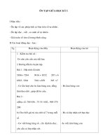 Giáo án toán lớp 4 - ÔN TẬP GIỮA HỌC KỲ I pps