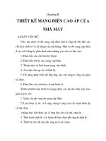 thiết kế hệ thống cung cấp điện cho xưởng chế tạo máy bay, chương 9 pptx