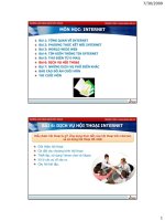 Bài 6: DỊCH VỤ HỘI THOẠI pot