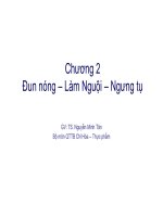 Chương 2: Đun nóng - Lạm nguội - Ngưng tụ (P1) doc
