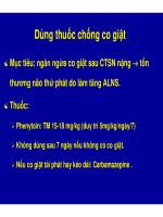 Bài giảng cấp cứu hồi sức chấn thương sọ não (Phần 9) pot