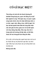 CÓ GÌ ĐẶC BIỆT? doc