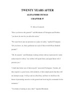 LUYỆN ĐỌC TIẾNG ANH QUA CÁC TÁC PHẨM VĂN HỌC –TWENTY YEARS AFTER ALEXANDRE DUMAS CHAPTER 57 pps
